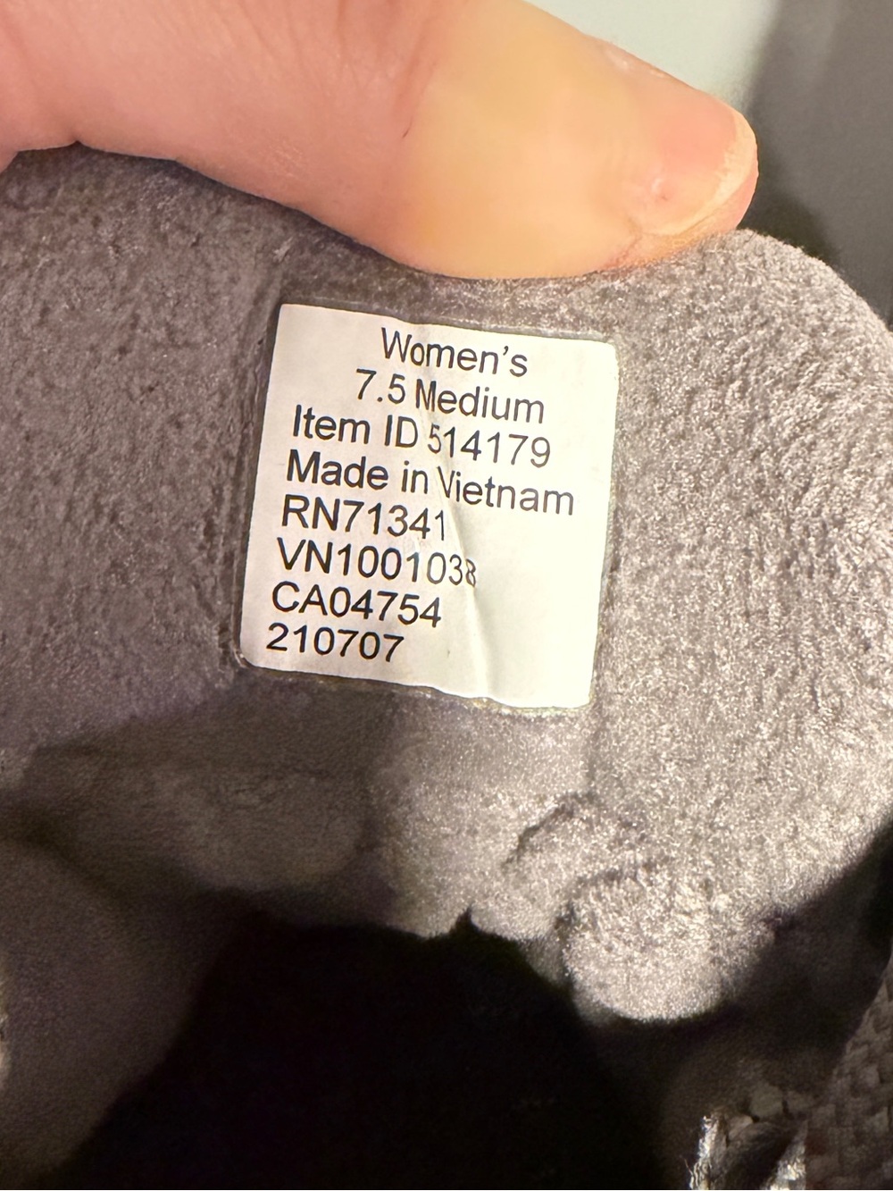 Pre-owned Women's Gray Suede Mesh Lace-Up Snow Sneaker 5 Boot, Size 7.5 - Picture 16 of 16